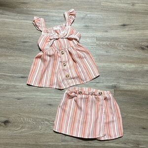 LITTLE LASS Kids 2 Piece Skort Outfit